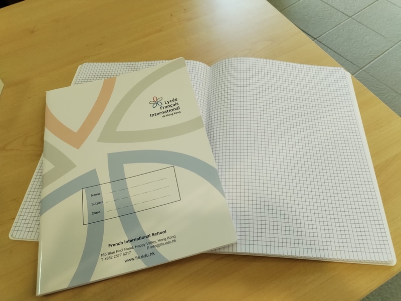 Cahier LFI 24x32 petits carreaux - FIS 24x32 Square copybook 96p