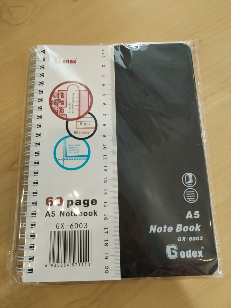 Note Book A5 - Note Book lined A5 60p