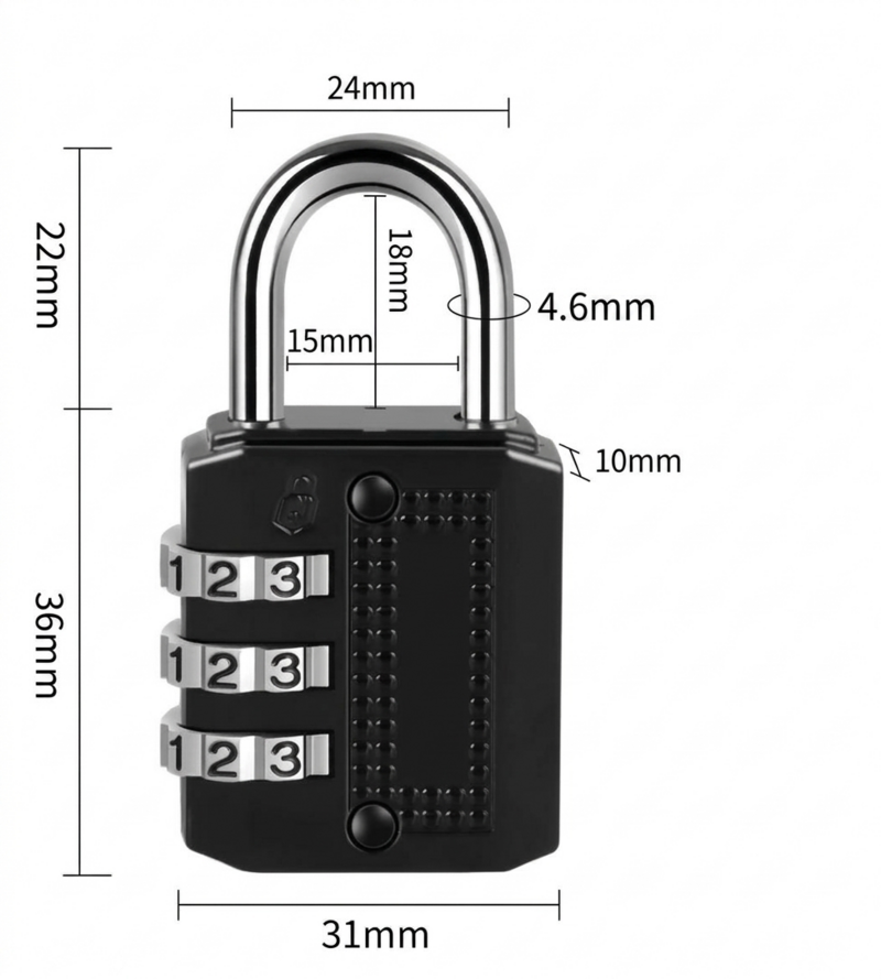 Combination padlock (Medium) 